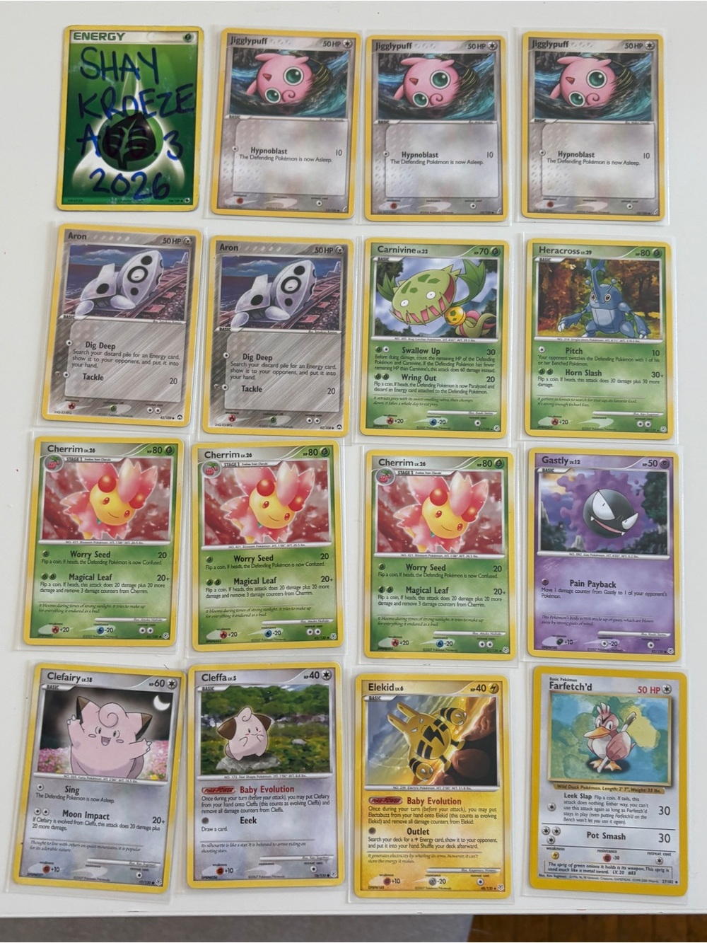 Lot of Vintage Pokémon TCG Trading Cards Collection